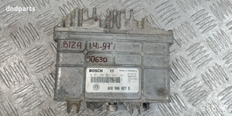 Компютър Seat Ibiza 1.4i 1997г. 6K0906027D 0261203933, снимка 1