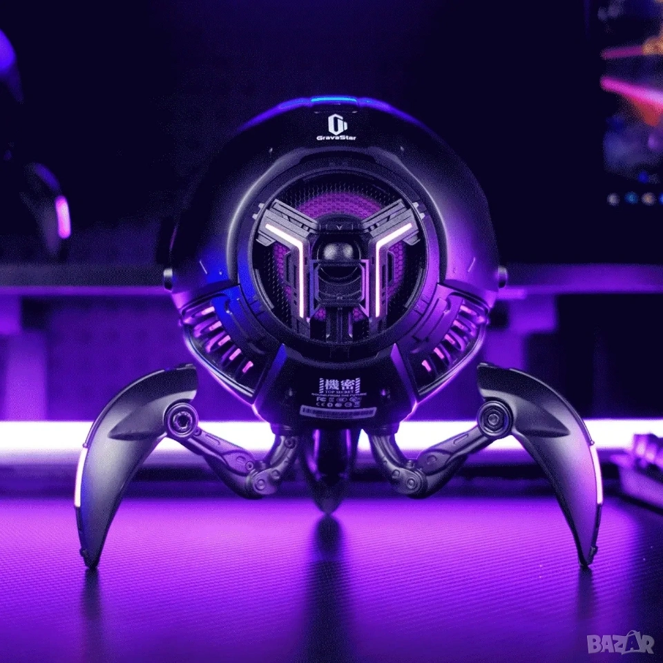 ПРОМО ! GravaStar Mars PRO Bluetooth преносим говорител / колонка !, снимка 1