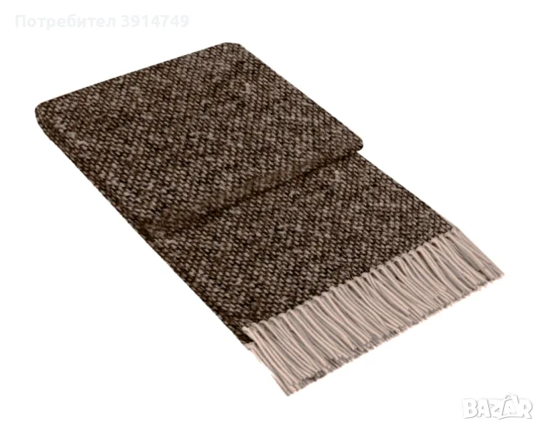 Одеяло, 140х200 см, 20% вълна, 40% полиестер, 40% акрил, меко и много плътно, 285гр/кв.м., *НОВО*, снимка 1