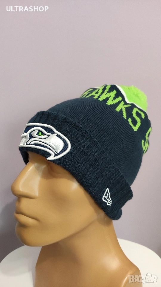 NFL Зимна шапка New Era Seattle Seahawks, снимка 1