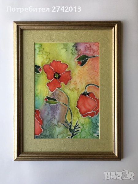 Картина - флорални цветя, снимка 1