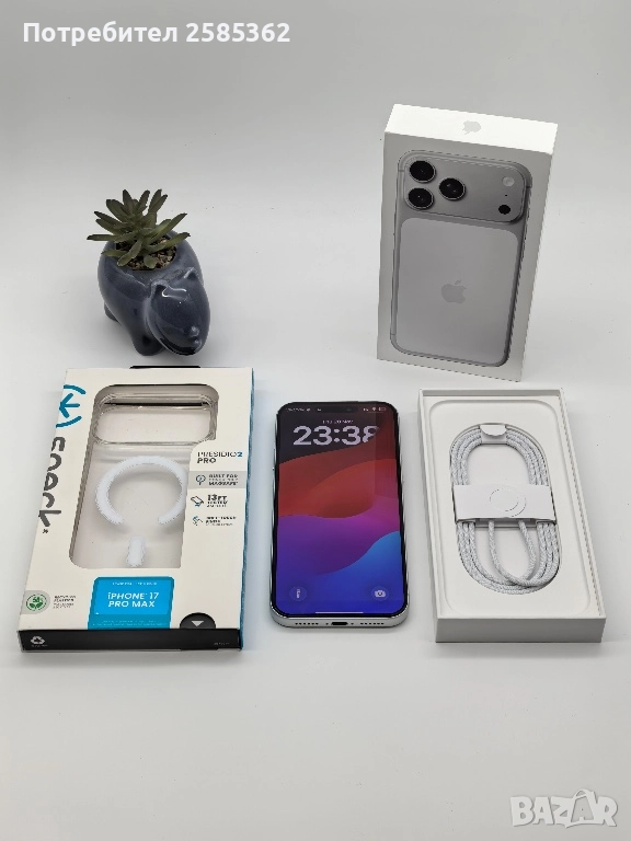 Като нов! iPhone 17 Pro Max 256 Gb Silver , снимка 1