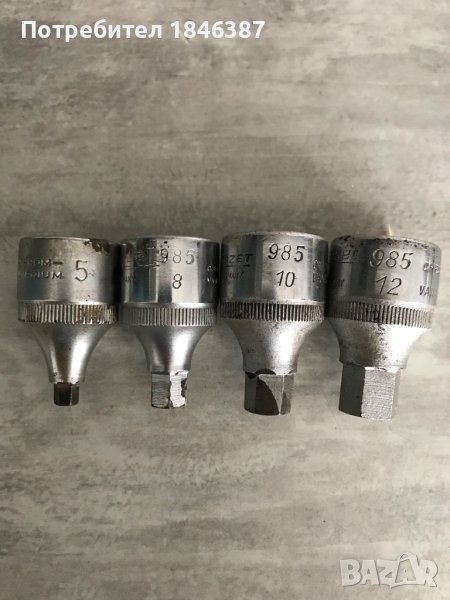 Вложки 1/2” външен шестостен Hazet Germany, снимка 1