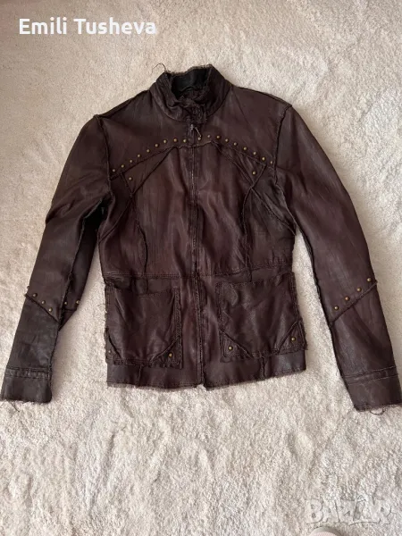 Кожено яке от естествена кожа, снимка 1