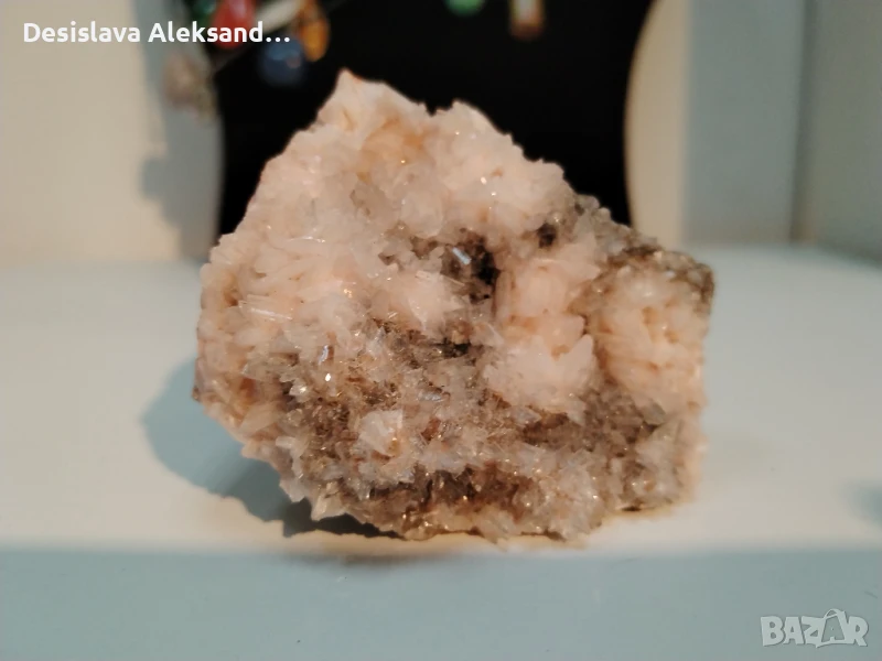 Стилбит с апофилит от Индия , снимка 1