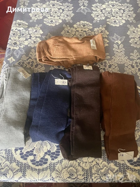 Дамски дълги чорапи - вълнени и памучни, снимка 1