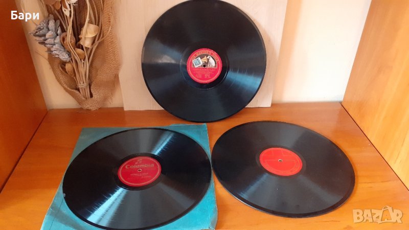 Стара бакелитена плоча,плочи, снимка 1