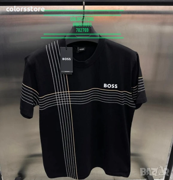 Мъжка Черна тениска Boss/IM134x, снимка 1