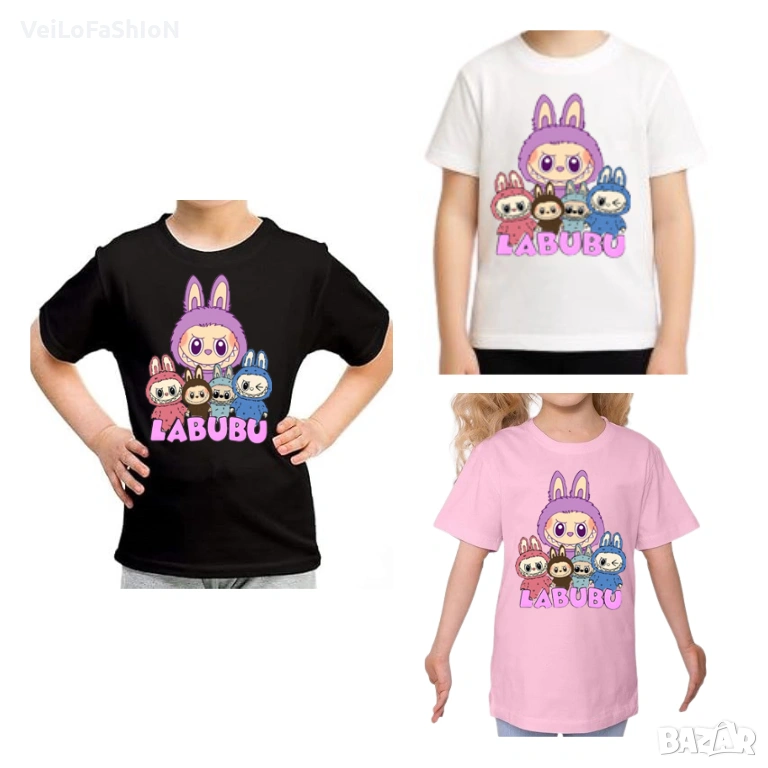 Нова детска тениска с Лабубу (Labubu), снимка 1