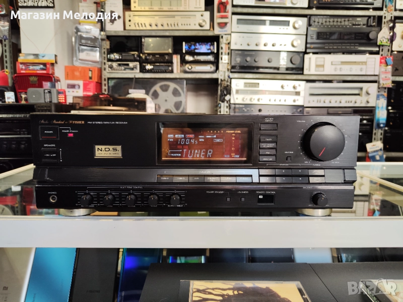 Ресийвър Fisher RS-913 Две по 100 вата на 8 ома В отлично техническо и визуално състояние., снимка 1