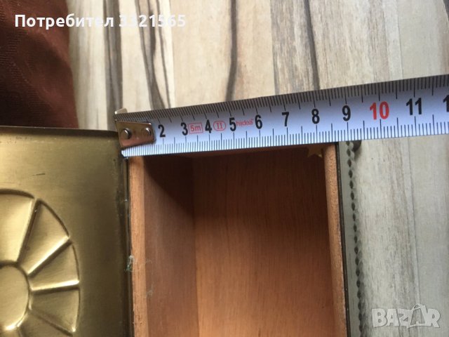 Месингова кутия за бижута, снимка 9 - Антикварни и старинни предмети - 40314056