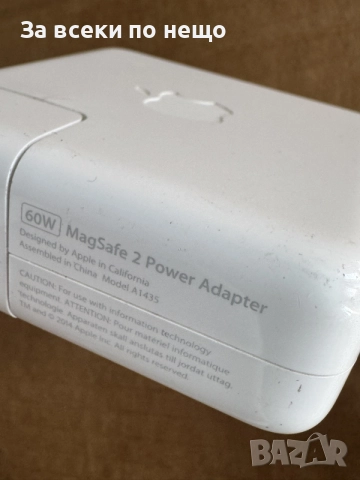 Оригинално зарядно Apple MacBook Pro A1425, A1502 - 60W MagSafe 2 A1435, снимка 7 - Лаптоп аксесоари - 55887052
