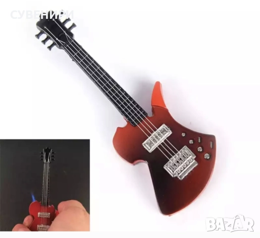 Газова запалка под формата на китара, снимка 3 - Запалки - 52440791