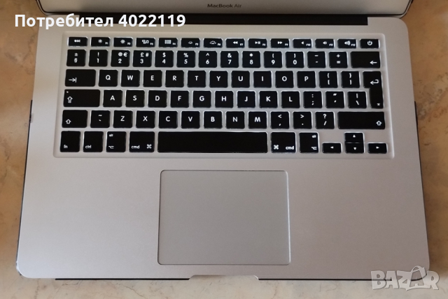 MacBook Air 13,3 инча (А1466) - пълен комплект (като нов), снимка 4 - Лаптопи за дома - 44820602