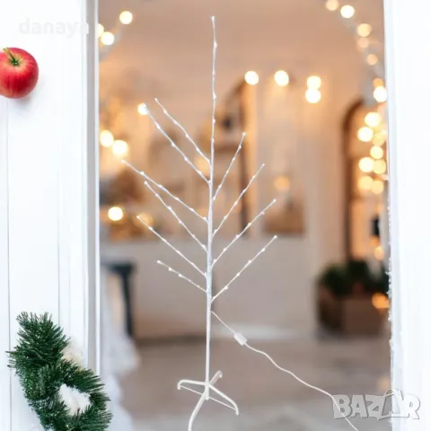 5333 Светещо коледно дръвче, 150 см, 66 LED светлини, снимка 6 - Декорация за дома - 47517543