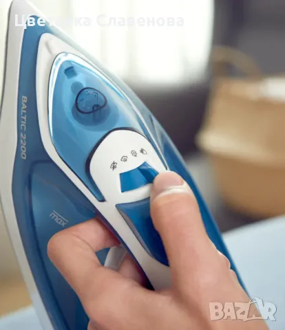 Ютия Taurus Baltic 2200. 2200W, Керамична гладеща плоча, 110g/min, 300ml,, снимка 7 - Ютии - 49663352