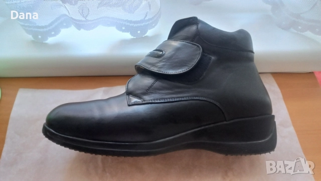 Дамски зимни естествена кожа обувки , снимка 4 - Дамски ежедневни обувки - 52167492