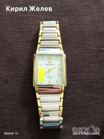 УНИСЕКС ЧАСОВНИК INGALEIS за части ремонт верижка 43141