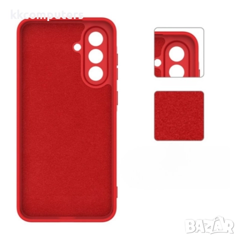 Силиконов кейс bSmart Silicone Soft Cover и Протектор За Samsung Galaxy A56, снимка 4 - Калъфи, кейсове - 51507325