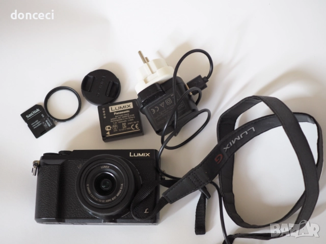Panasonic Lumix GX80 16mp 4k камера с обектив Lumix G Vario 12-32mm, снимка 2 - Фотоапарати - 52886349