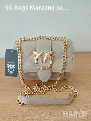 Pinko дамска чанта през рамо стилна чанта  код 133, снимка 8 - Чанти - 39836531