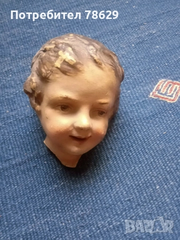 ДЕКОРАТИВНА ГЛАВИЧКА НА АНГЕЛ - РЪЧНА ИЗРАБОТКА 30-ТЕ ГОДИНИ