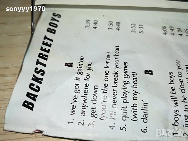 BACKSTREET BOYS-КАСЕТА 1405231843, снимка 9 - Аудио касети - 40700953