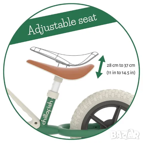 Chillafish Charlie CPCH01FOR колело за баланс FOREST, снимка 2 - Детски велосипеди, триколки и коли - 50011108