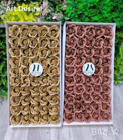 Сапунени рози , снимка 14 - Изкуствени цветя - 46398453