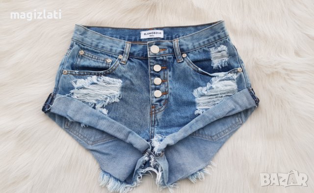 Къси дънки Glamorous размер S, снимка 5 - Къси панталони и бермуди - 41959598