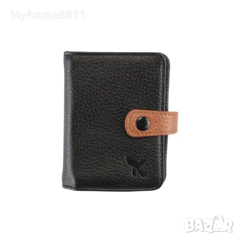 Кожен портфейл с разделители за кредитни карти