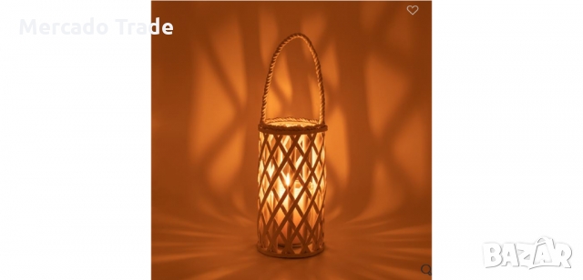 Декоративен фенер Mercado Trade, Висящ, Цилиндър за чаена свещ , снимка 2 - Декорация за дома - 36045121