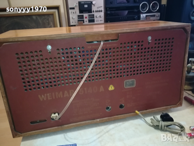 RFT WEIMAR 5140A TUBE RECEIVER-MADE IN GERMANY 1003241035, снимка 15 - Ресийвъри, усилватели, смесителни пултове - 44694109
