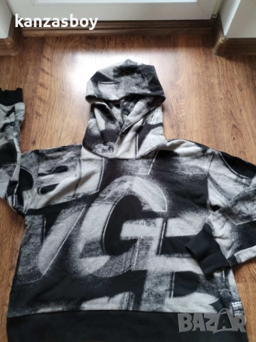 g-star sprayed letters loose hdd sw wmn - страхотно дамско горнище КАТО НОВО М модел-2025, снимка 7 - Блузи с дълъг ръкав и пуловери - 52886719