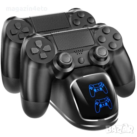 Докинг станция за зареждане на два PS4 контролера, снимка 3 - Аксесоари - 55715359