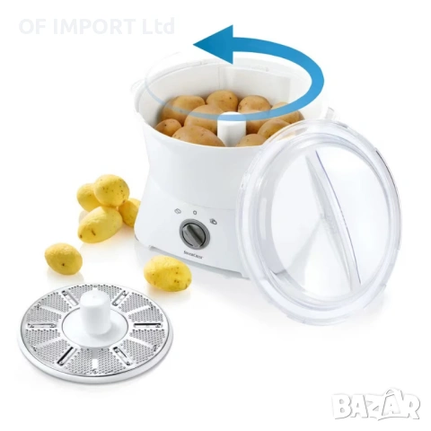 Електрическа Белачка за Картофи и Центрофуга за Салата SILVERCREST SKFS 85 A1 2 в 1, снимка 2 - Кухненски роботи - 53721154