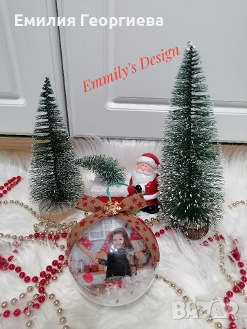 Коледни топки със снимки на най-ниски цени , снимка 10 - Други - 52822318