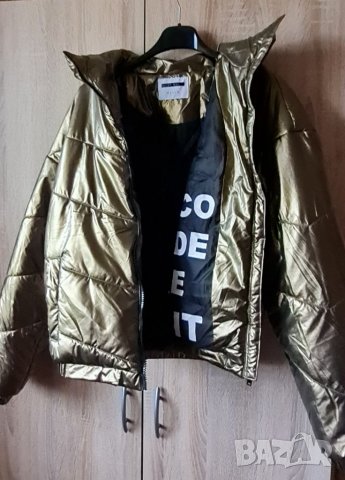 Яке бомбър,златисто, снимка 5 - Якета - 34426159