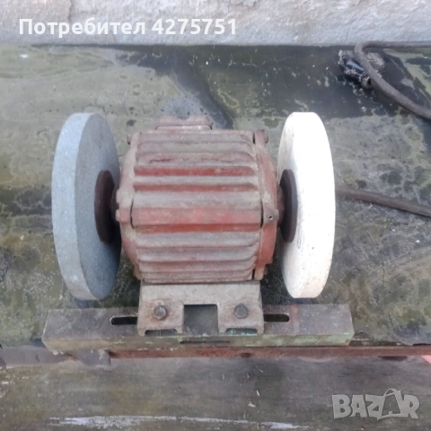 Трифазен шмергел, снимка 2 - Други машини и части - 53667393