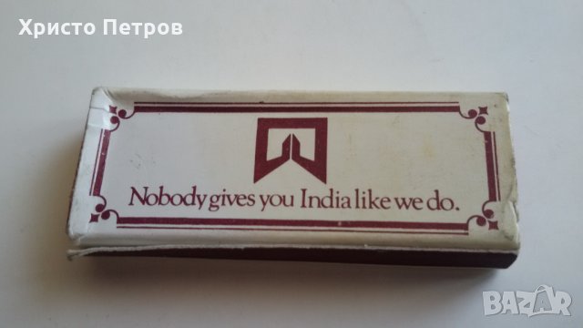 СТАР КИБРИТ ОТ 1970-ТЕ - ИНДИЯ, снимка 1