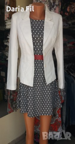 Бяло лятно сако , снимка 2 - Сака - 41260024