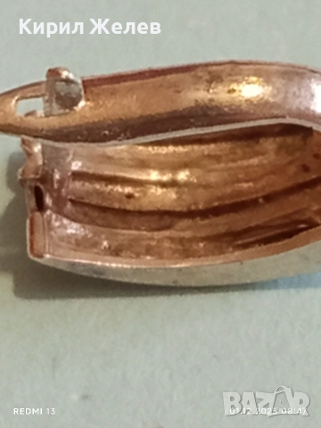 Красива сребърна обица проба 925 стилен дизайн и изработка 35477, снимка 7 - Обеци - 52599308