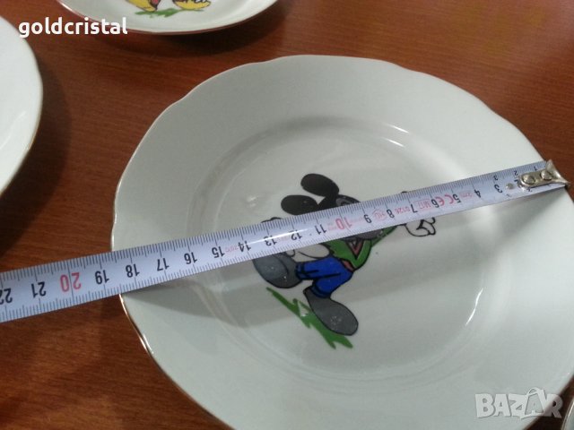 Стар български порцелан детски комплект за хранене , снимка 6 - Антикварни и старинни предмети - 41618318