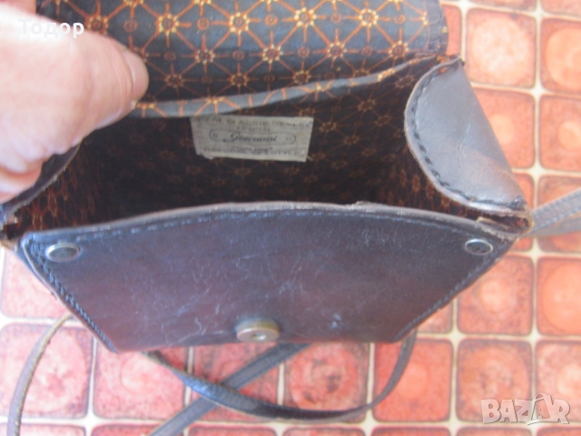 Италианска кожена чанта , снимка 5 - Чанти - 36036027