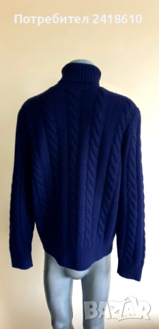 POLO Ralph Lauren Cable Wool / POLO Mens Size М НОВО! ОРИГИНАЛ! Мъжки Пуловер Поло!, снимка 13 - Пуловери - 52584528