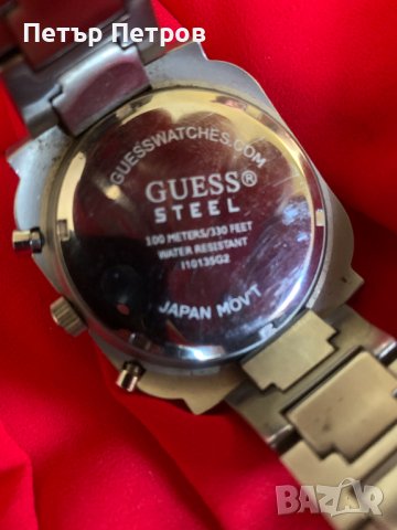 GUESS I10135G2 100M Water Resistant ТОП СЪСТОЯНИЕ! НЕ Е РЕПЛИКА!, снимка 6 - Мъжки - 41064508