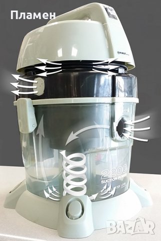 Прахосмукачка С Воден Филтър First 1400 W сухо и мокро почистване, снимка 7 - Прахосмукачки - 39885889