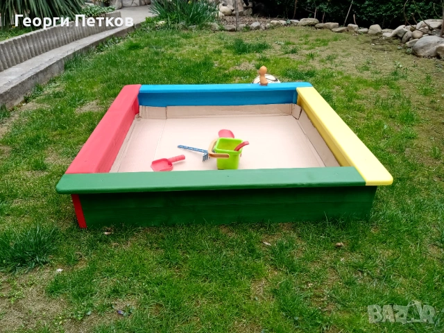 Пясъчник, цветен -110х110 см., снимка 9 - Други - 53642500