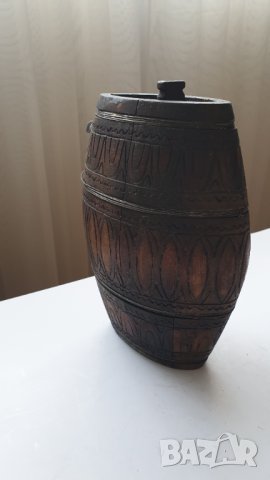 Старо дървено павурче, снимка 3 - Колекции - 41516161