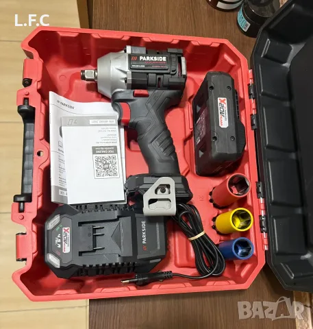 Ударен гайковерт Parkside Performance 1/2" PPDSSA 20-Li B2 - гаранция 5 г.